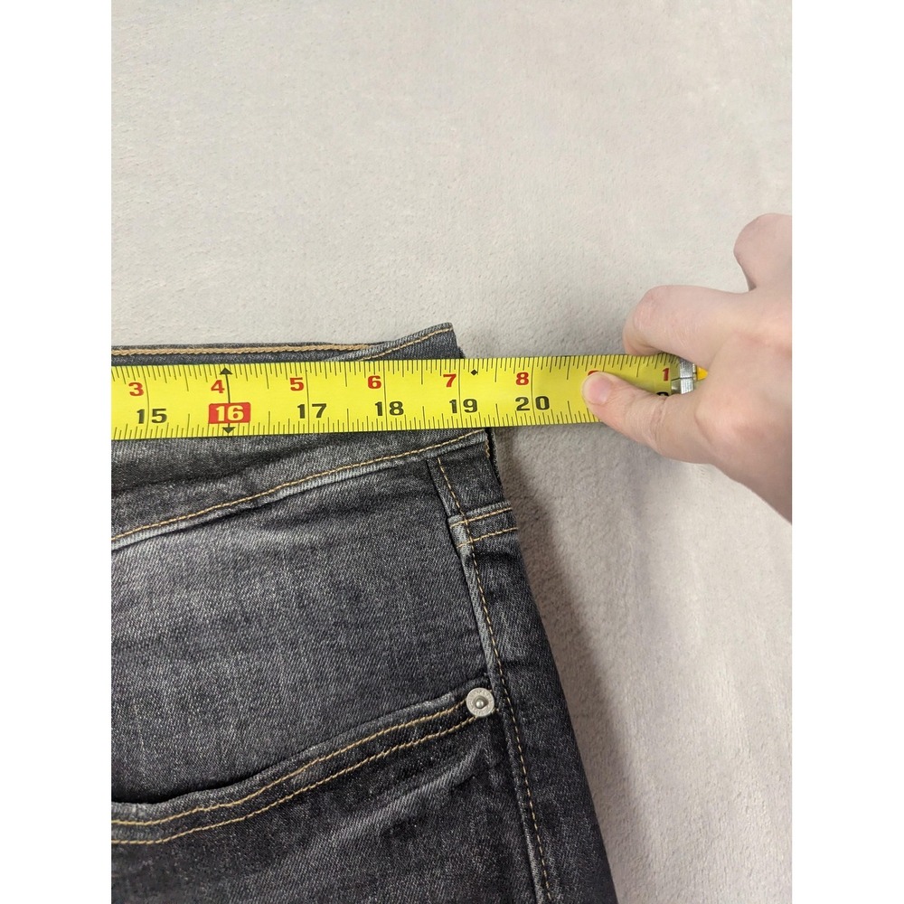 Calvin Klein Jeans  Mens 36x32 Gray CKJ 056 Athletic Taper Distressed Denim - Picture 14 of 16
